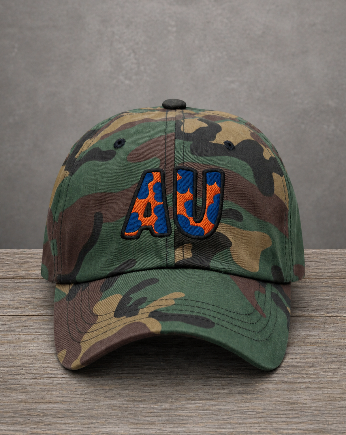 The City Collection AU Camo Patched Hat by Believe In New York