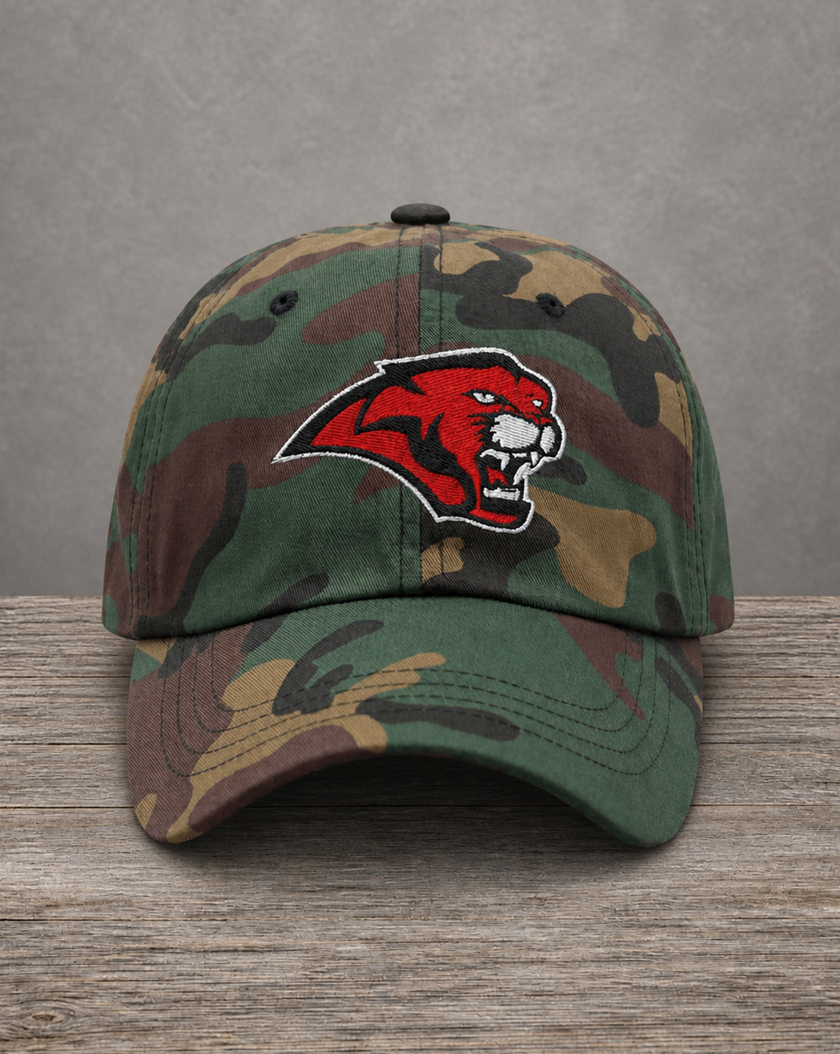 The City Collection UH Hand-Drawn Logo Camo Patched Hat by Believe In New York