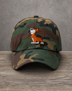 The City Collection Memphis Hand-Drawn Logo Camo Patched Hat by Believe In New York