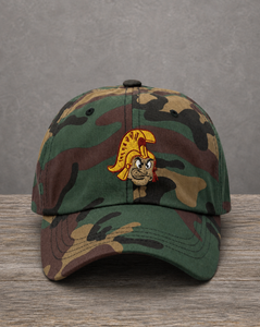 The City Collection USC Hand-Drawn Logo Camo Patched Hat by Believe In New York