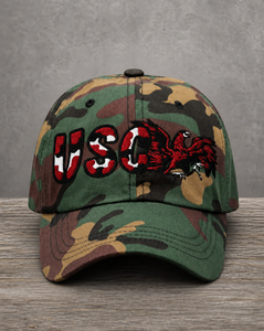 The City Collection South Carolina Hand-Drawn Mascot Camo Patched Hat by Believe In New York