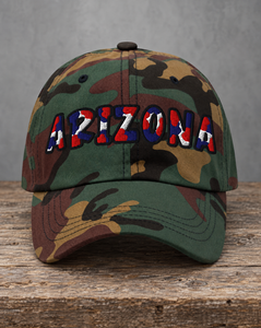 The City Collection Arizona Camo Patched Hat by Believe In New York