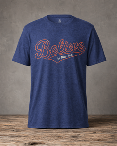 The City Collection Believe In NY graphic unisex t-shirt inspired by New York City