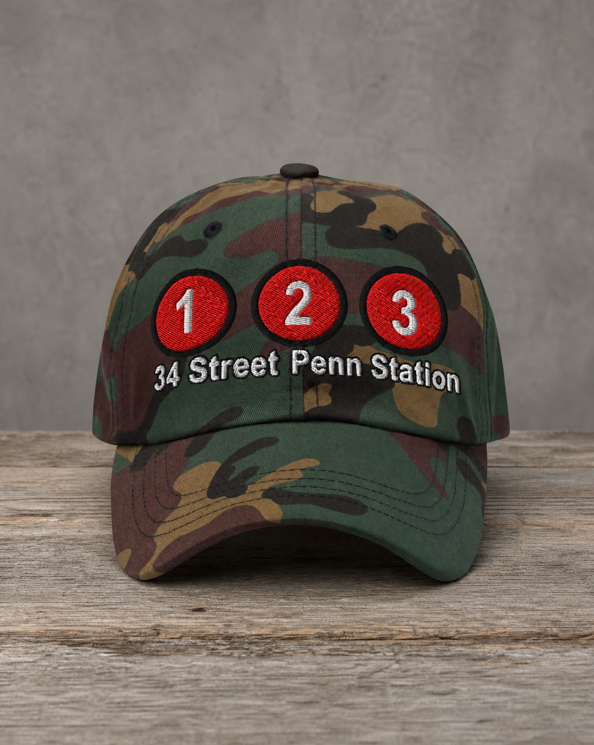 The City Collection Penn Station Subway Camo Hat 