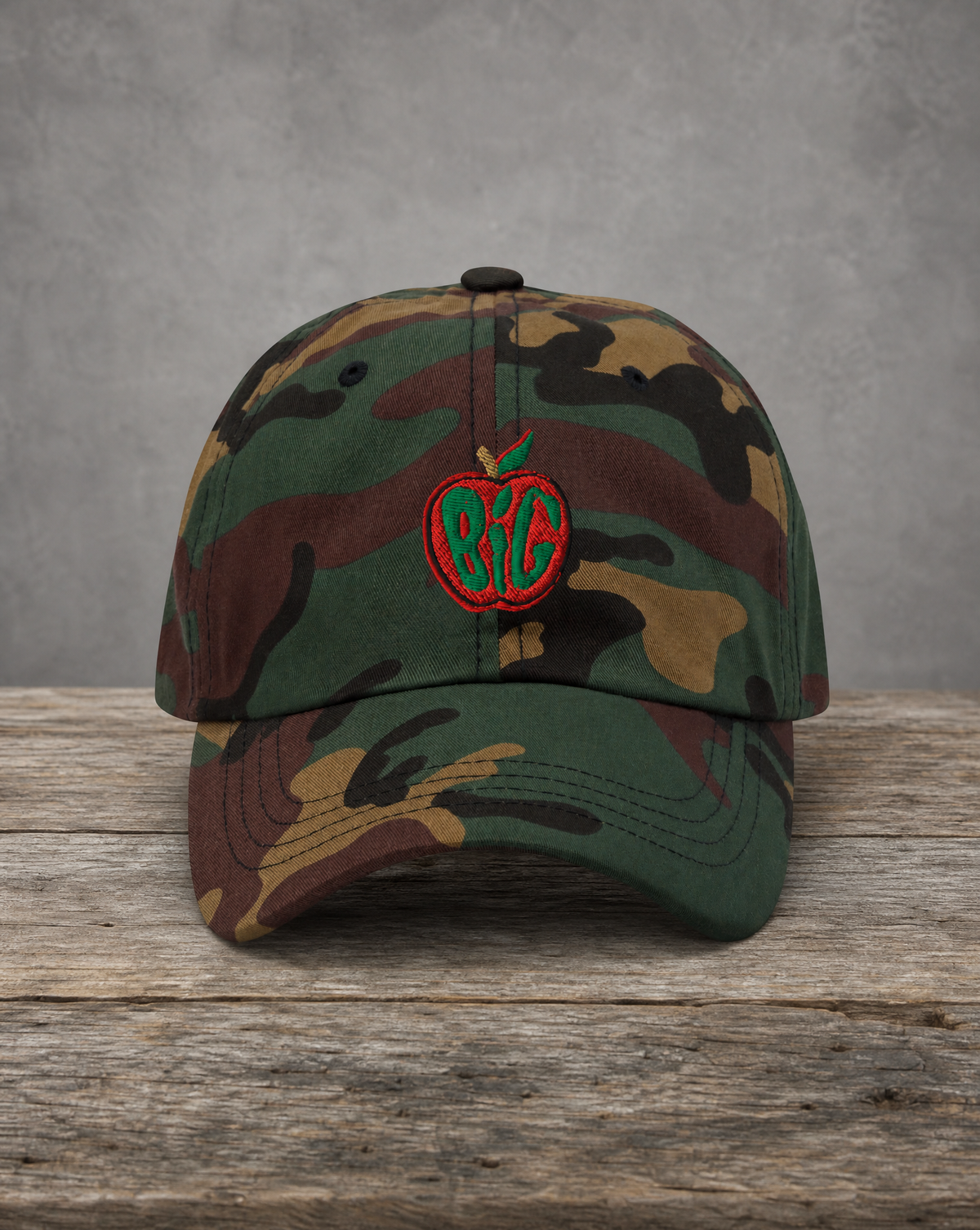 The City Collection Big Apple Camo Patched Hat 