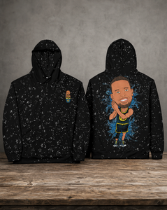 Vintage Hardwood Classics Curry Goodnight hoodie featuring original basketball tribute artwork