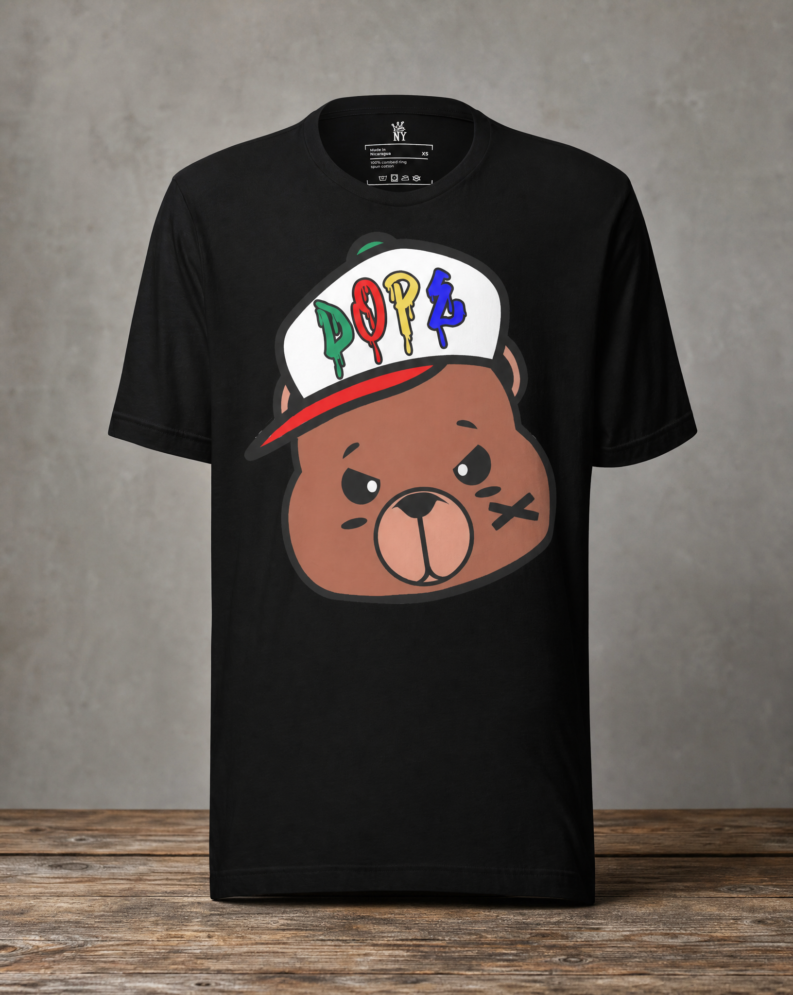 DOPE Bear graphic T-shirt featuring an original streetwear-inspired bear design