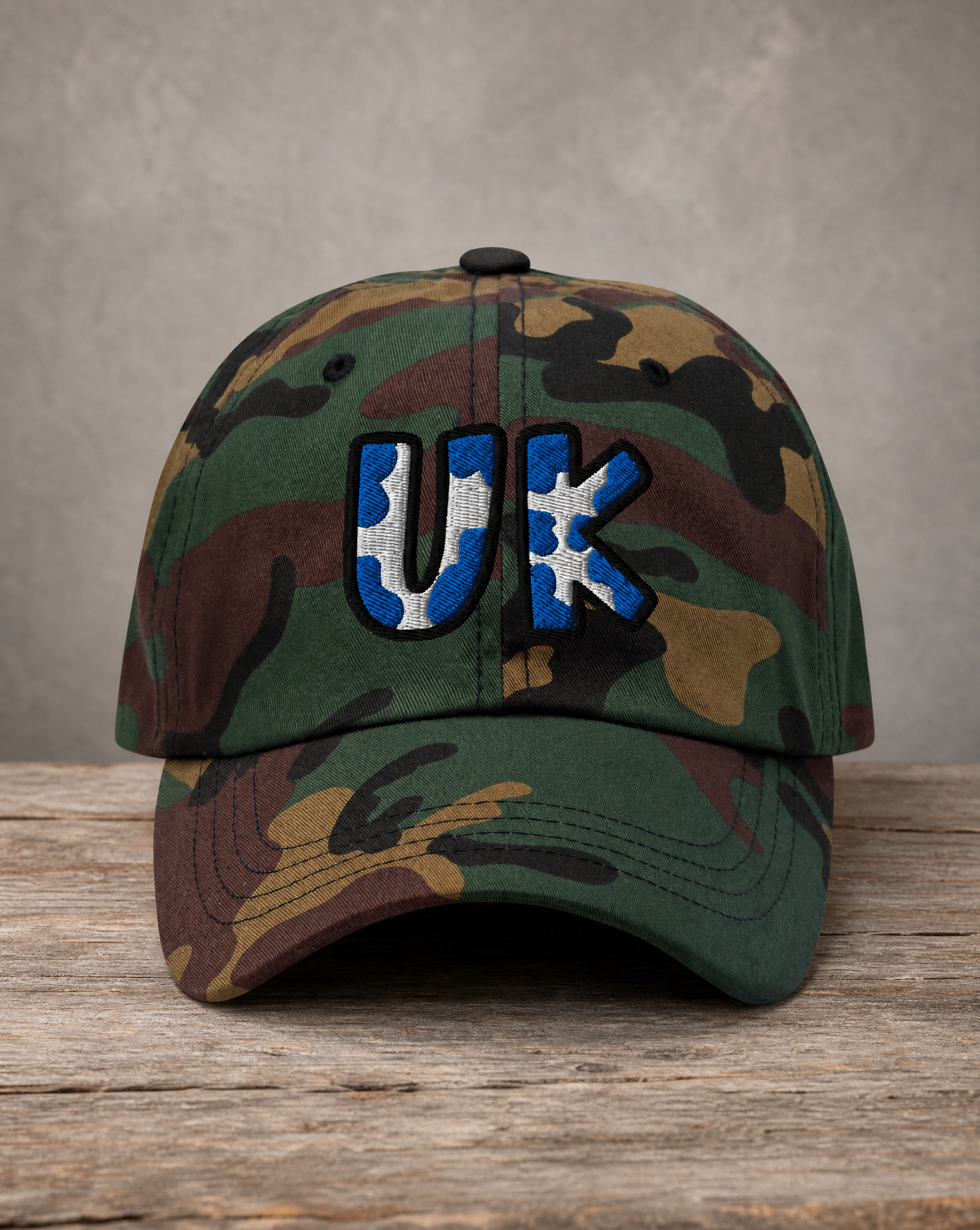 camo hat with university of kemtucky