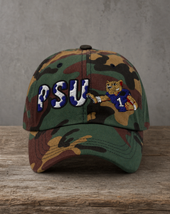 The City Collection PSU Hand-Drawn Logo Camo Patched Hat by Believe In New York