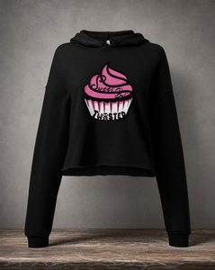 Sweet But Twisted cropped hoodie featuring original streetwear-inspired artwork