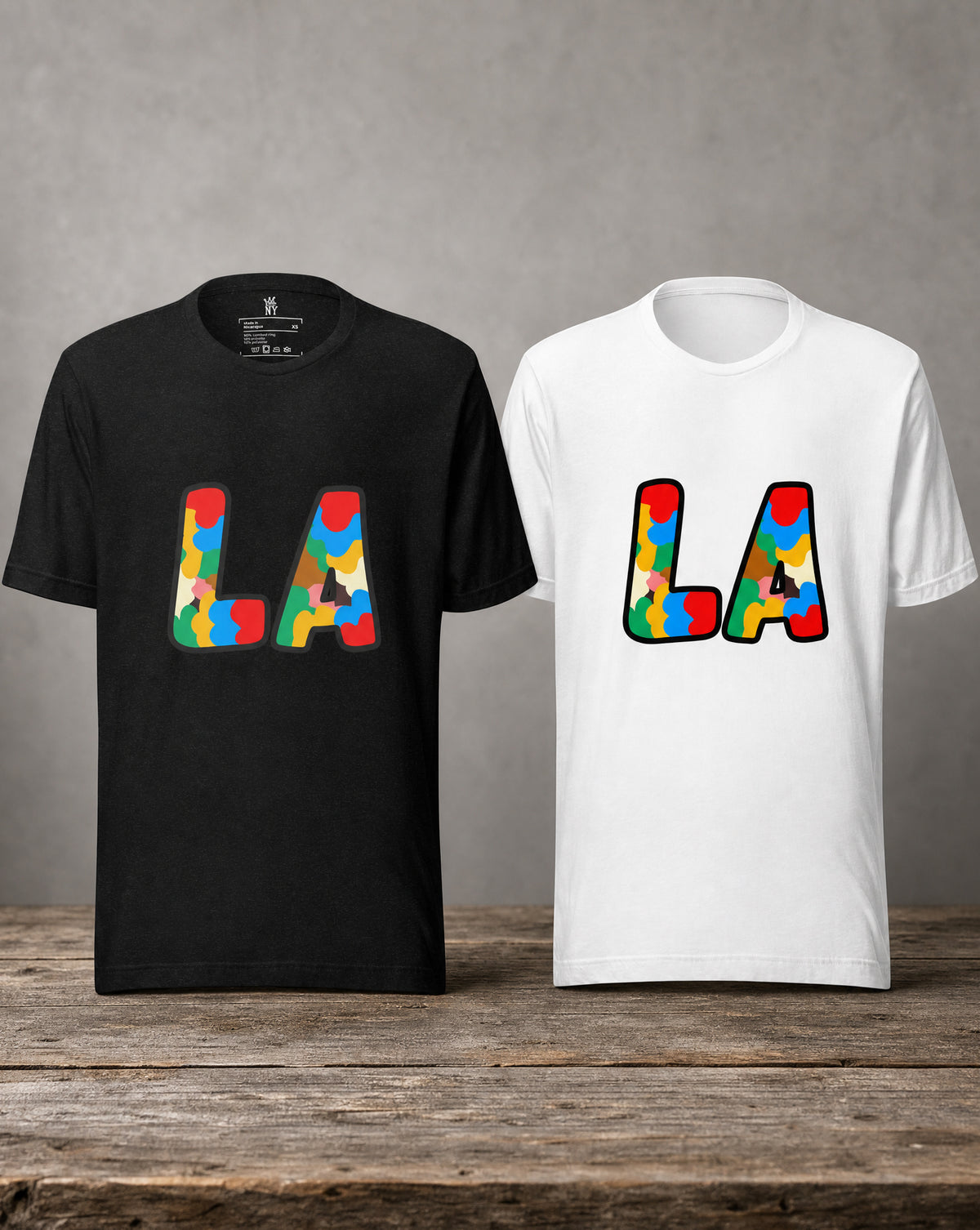 The City Collection LA graphic T-shirt inspired by Los Angeles streetwear and city culture