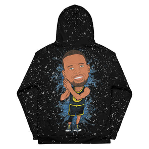 Vintage Hardwood Classics Curry Goodnight hoodie featuring original basketball tribute artwork