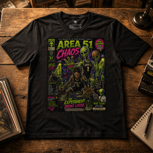 Garbage Pail Ballers™ Chaos Victor Wembanyama and Stephon Castle-inspired Vintage Hardwood Classics basketball graphic T-shirt