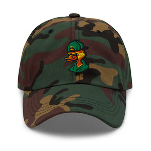 The City Collection ORE Logo college camo hat with bold embroidered details