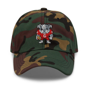 The City Collection UGA Bulldog college camo hat with bold embroidered details
