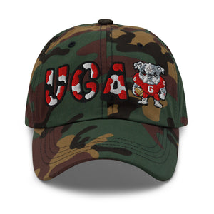 The City Collection UGA Bulldog college hat with bold embroidered details