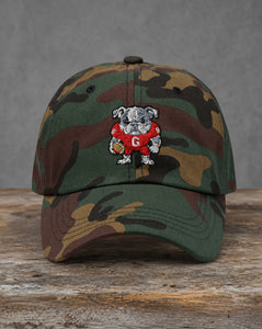 The City Collection UGA Bulldog college camo hat with bold embroidered details