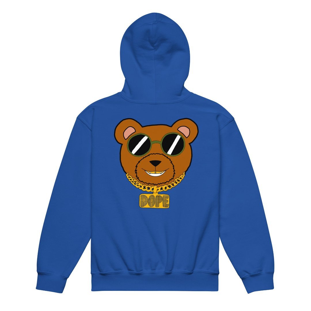 Dope Bear Unisex Youth Hoodie - Rebel P Customs