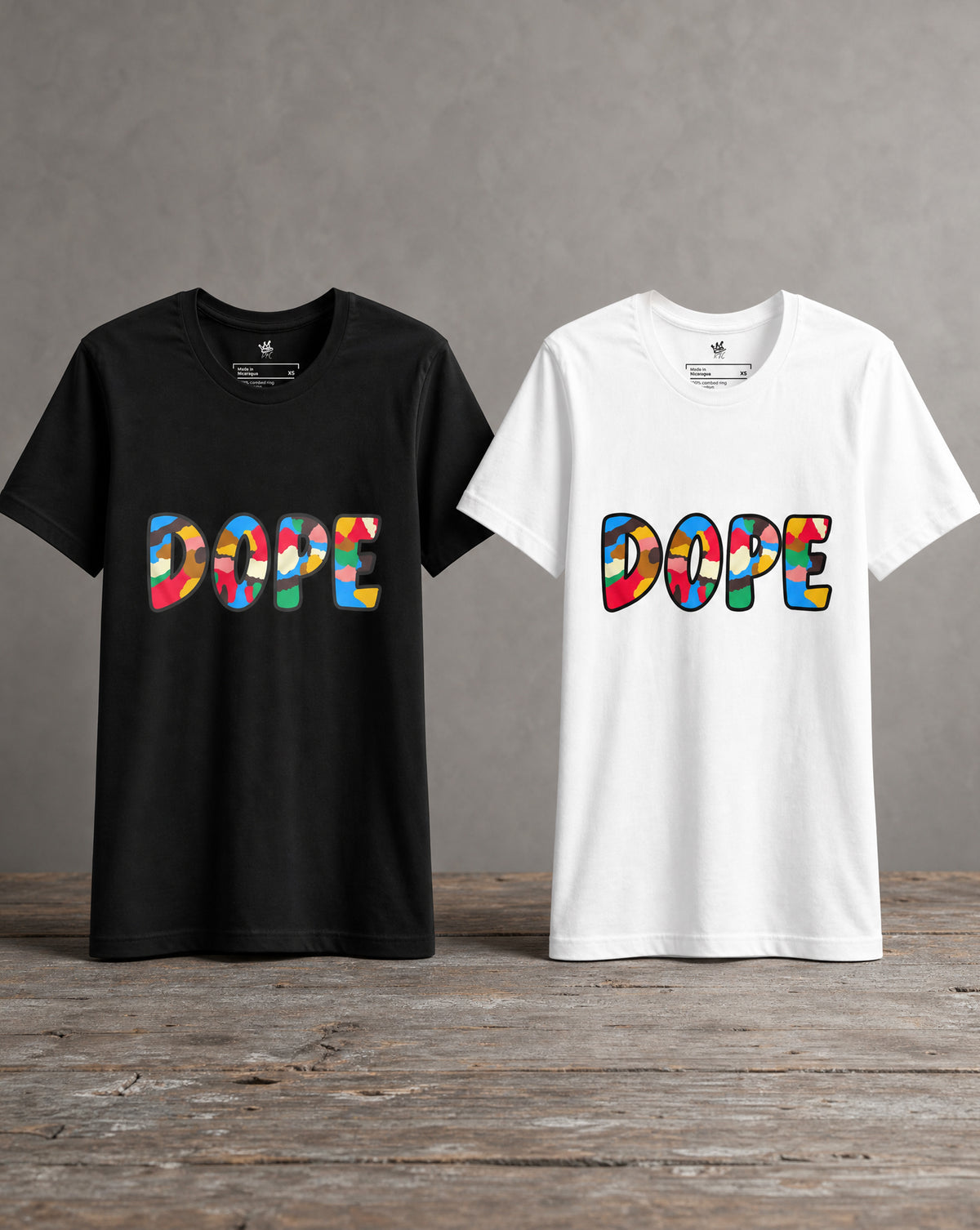 DOPE graphic unisex t-shirts featuring an original streetwear-inspired design