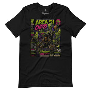 Wrinkled Garbage Pail Ballers “Area 51 Chaos” Vintage Hardwood Unisex T-Shirt