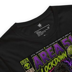 Closeup Garbage Pail Ballers “Area 51 Lockdown” Vintage Hardwood Unisex T-Shirt