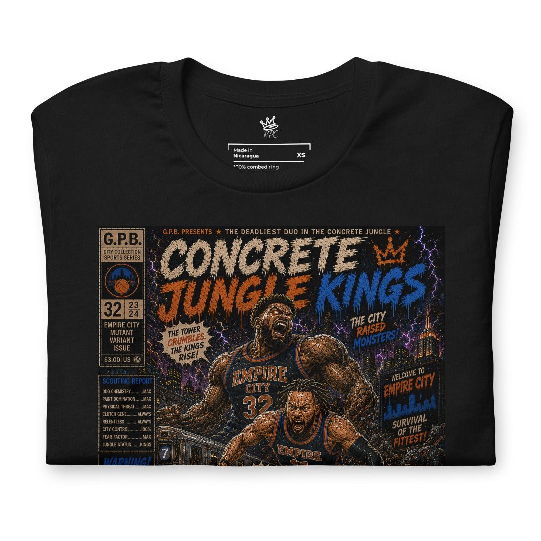 Closeup Garbage Pail Ballers “Concrete Jungle Kings” Vintage Hardwood Unisex T-Shirt - Rebel P Customs