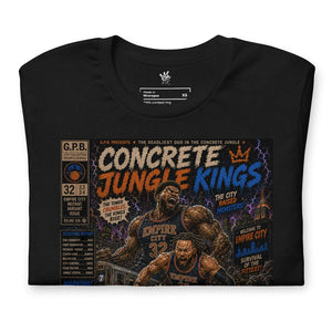 Closeup Garbage Pail Ballers “Concrete Jungle Kings” Vintage Hardwood Unisex T-Shirt - Rebel P Customs