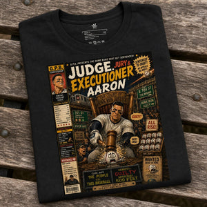 Folded Garbage Pail Ballers™ “Judge, Jury & Executioner” Vintage Diamond Classics Unisex T-Shirt - Rebel P Customs