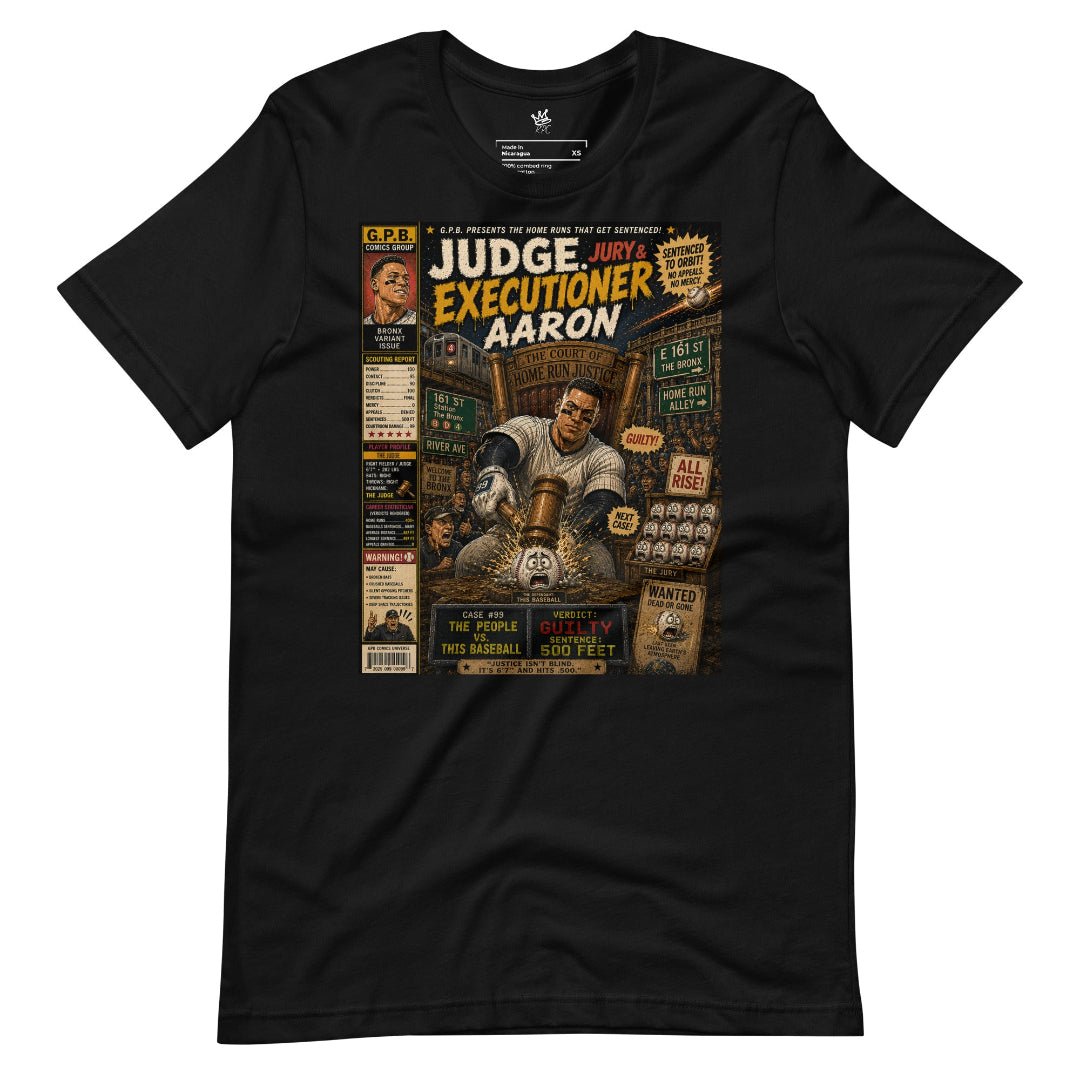Wrinkled View Garbage Pail Ballers™ “Judge, Jury & Executioner” Vintage Diamond Classics Unisex T-Shirt - Rebel P Customs