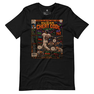 Wrinkled view Garbage Pail Ballers™ The Human Cheat Code Vintage Diamond Classics t-shirt front view