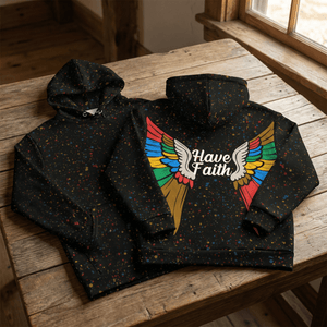 Have Faith Unisex Hoodie (Black) - Rebel P Customs