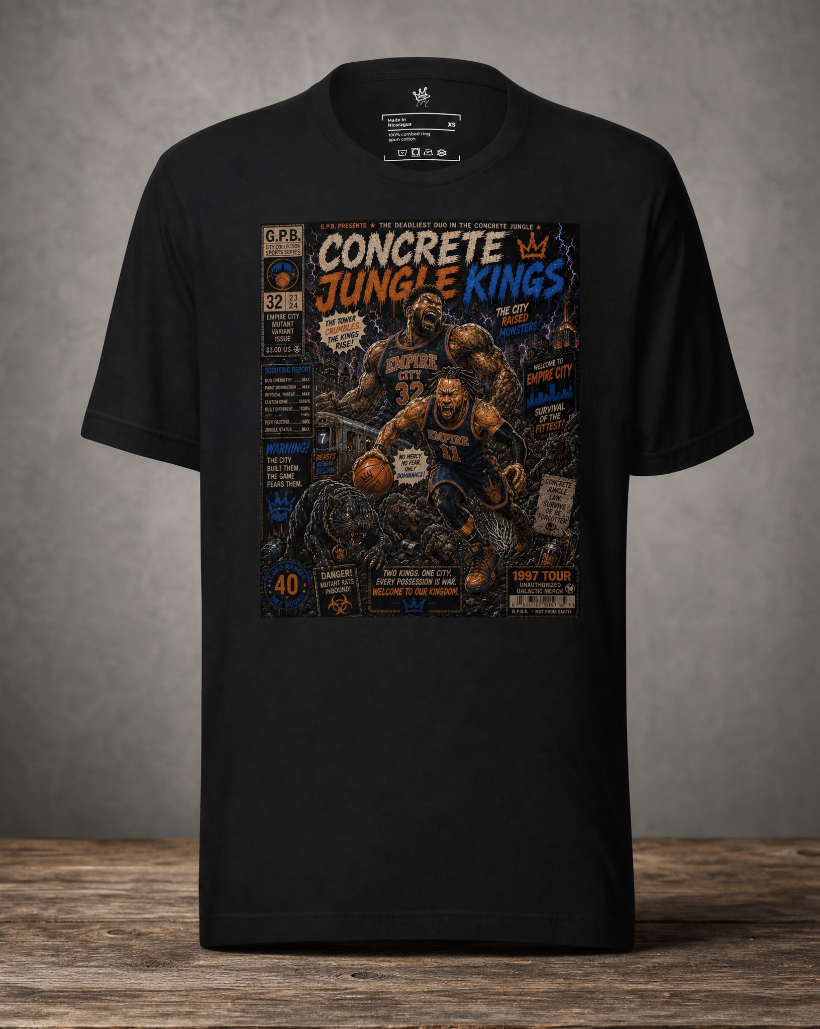 Front VIew Jalen Brunson & Karl Anthony Towns T Shirr