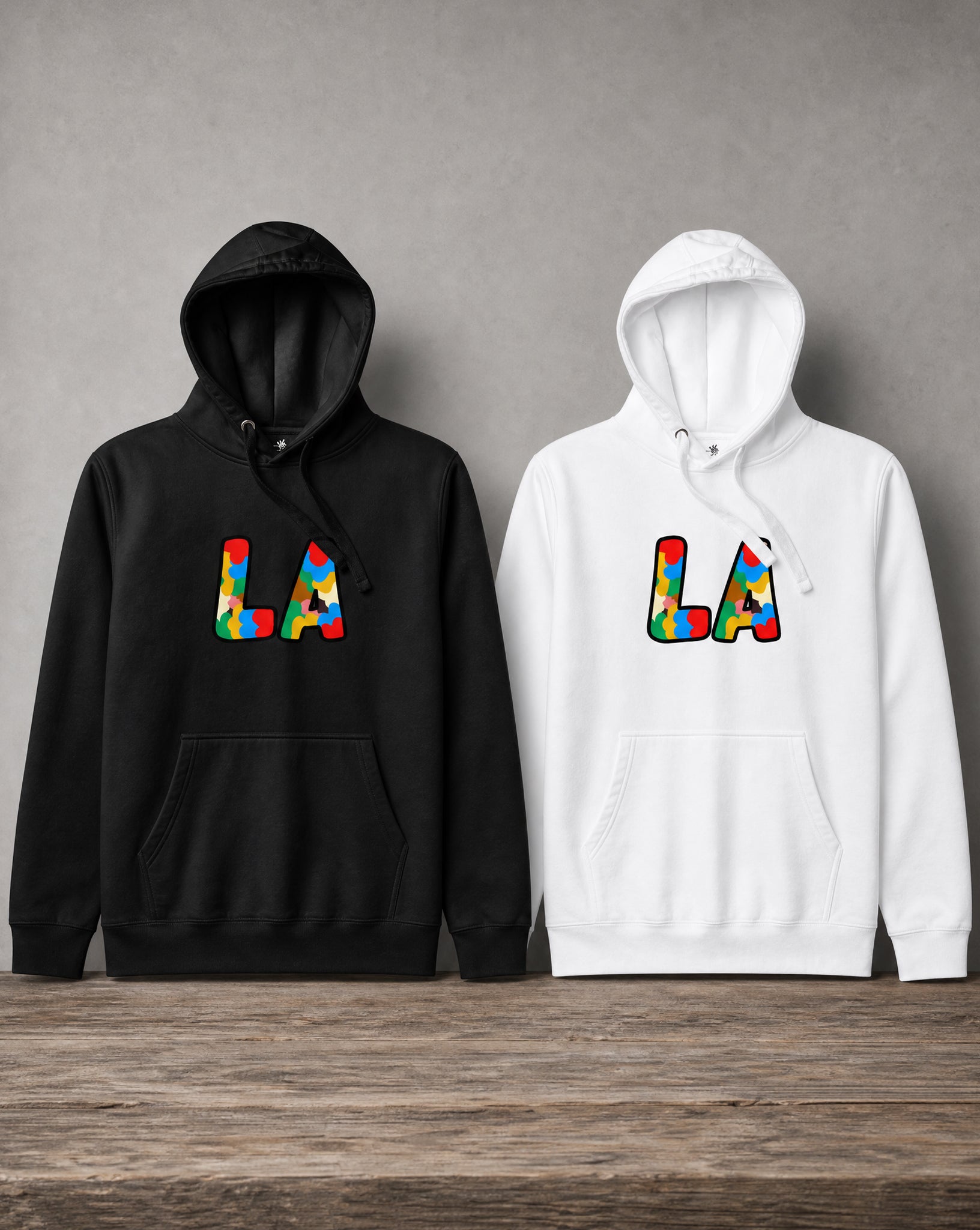 The City Collection LA hoodie featuring original Los Angeles-inspired artwork