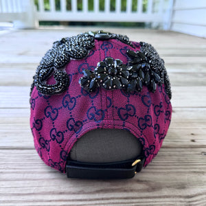 Limited Edition Custom Beaded Multicolor Crystal Applique South Carolina Gamecocks Hat - Rebel P Customs