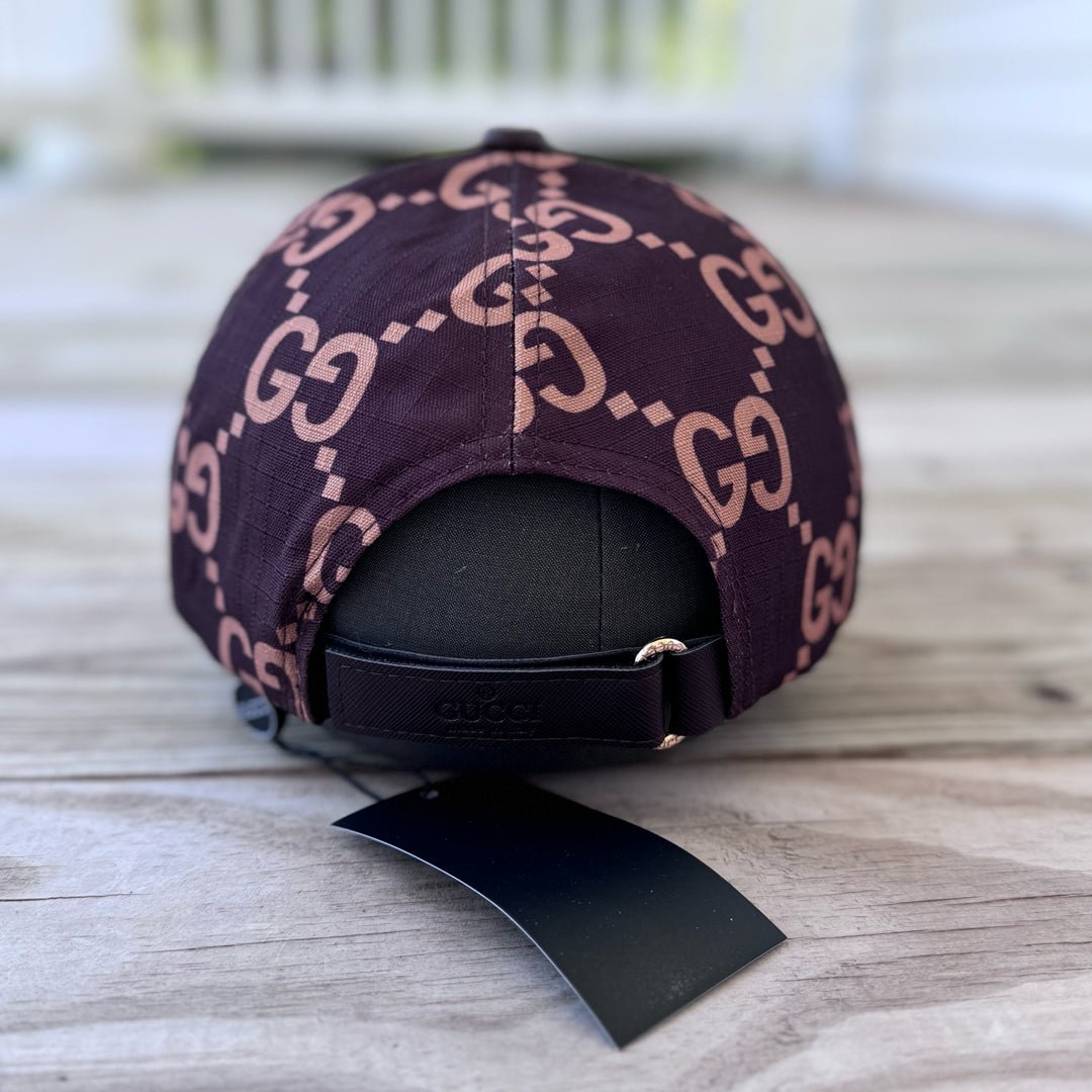 back view Limited Edition NY White Crystal Appliqué Hat with handcrafted rhinestone details