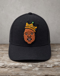 Notorious chenille mid-pro snapback trucker cap with handcrafted chenille design