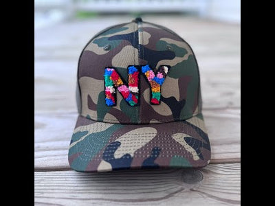 The City Collection NY Chenille Camo Patched Hat - Rebel P Customs