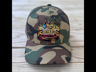 It Was All A Dream Camo Patched Hat - Rebel P Customs