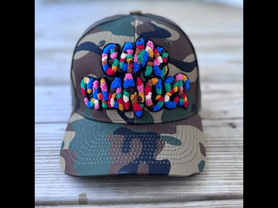 Chenille Game Changer Camo Patched Hat - Rebel P Customs