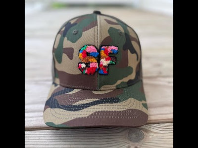 The City Collection SF Chenille Camo Patched Hat - Rebel P Customs