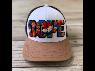 Chenille Dope Camo Patched Hat - Rebel P Customs