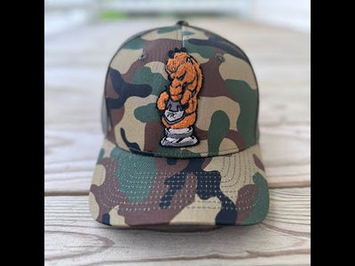 Chenille "The Knight" Chess Piece Patched Mid-Pro Snapback Trucker Cap - Rebel P Customs