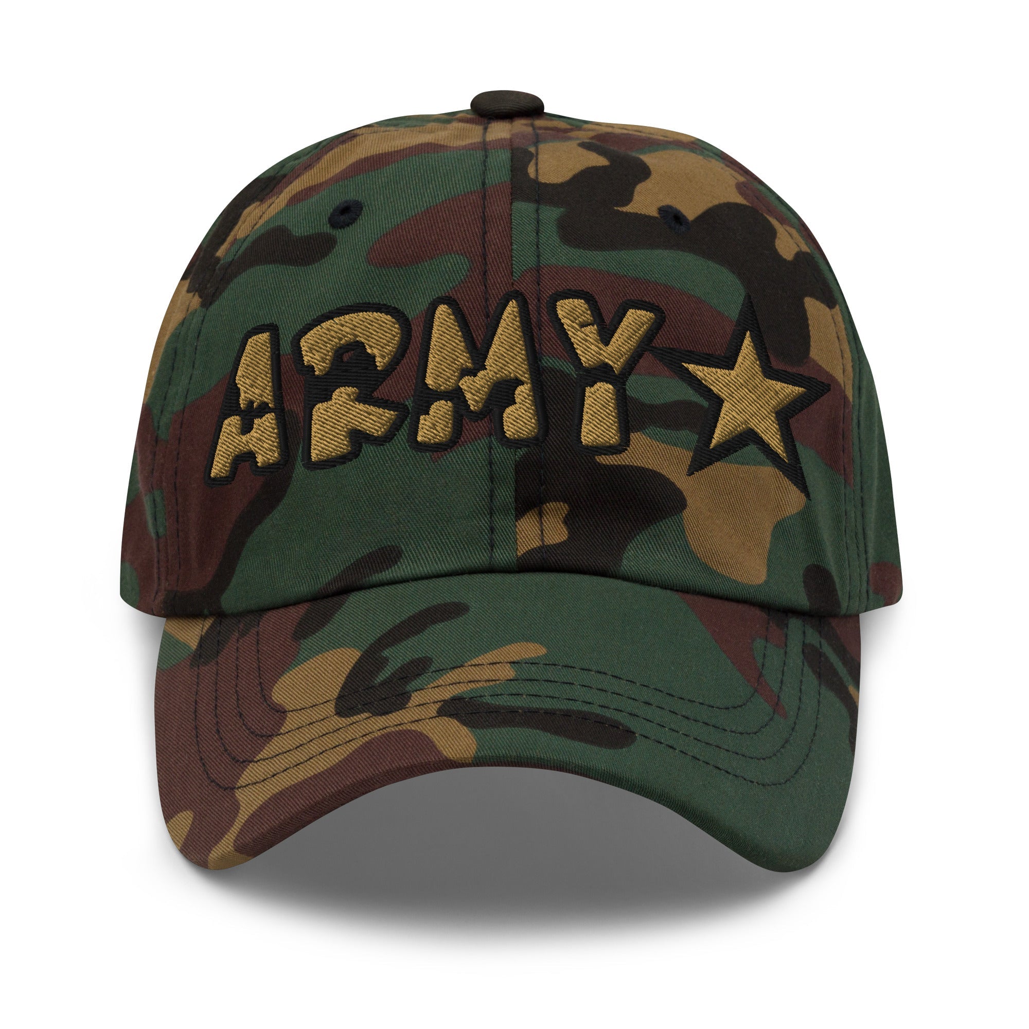 The City Collection ARMY Black Knights Camo Football Patched Hat - Rebel P Customs