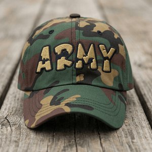 The City Collection ARMY Camo Patched Hat - Rebel P Customs