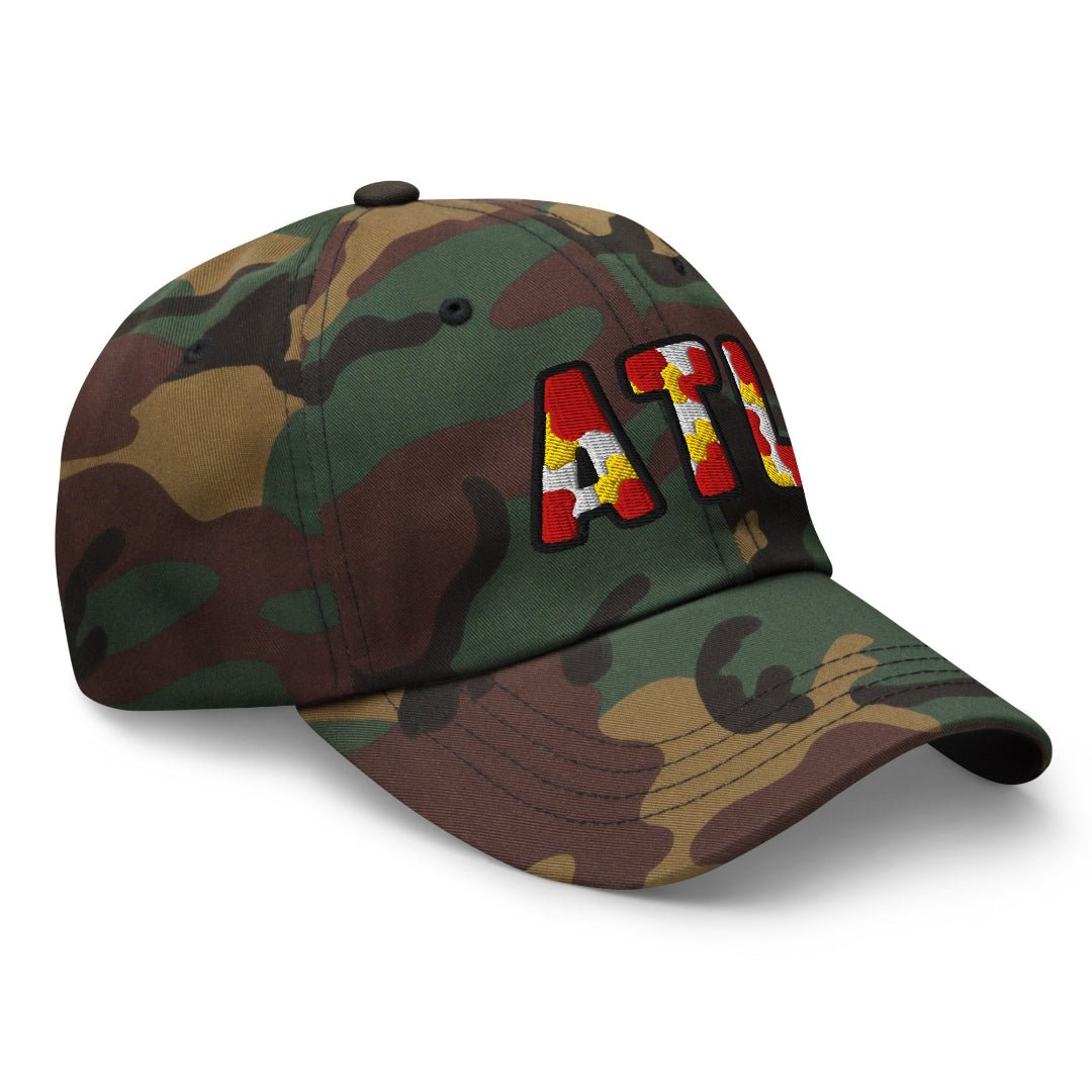 The City Collection ATL Basketball Camo Patched Hat - Rebel P Customs