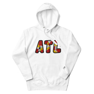 The City Collection ATL Basketball Patched Unisex Hoodie - Rebel P Customs