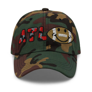 The City Collection Atlanta Football Camo Patched Hat - Rebel P Customs