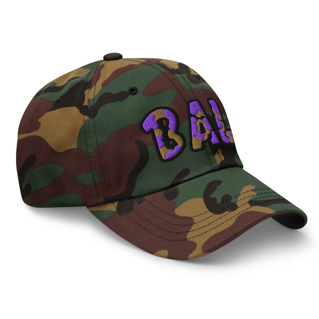 The City Collection BAL Football Camo Patched Hat - Rebel P Customs