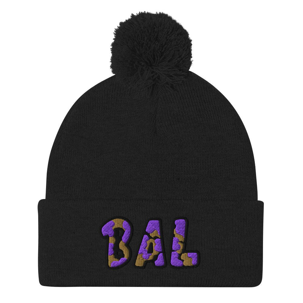 The City Collection BAL Football Patched Beanie - Rebel P Customs