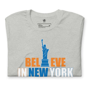 Believe in NYK Unisex T-Shirt close up view